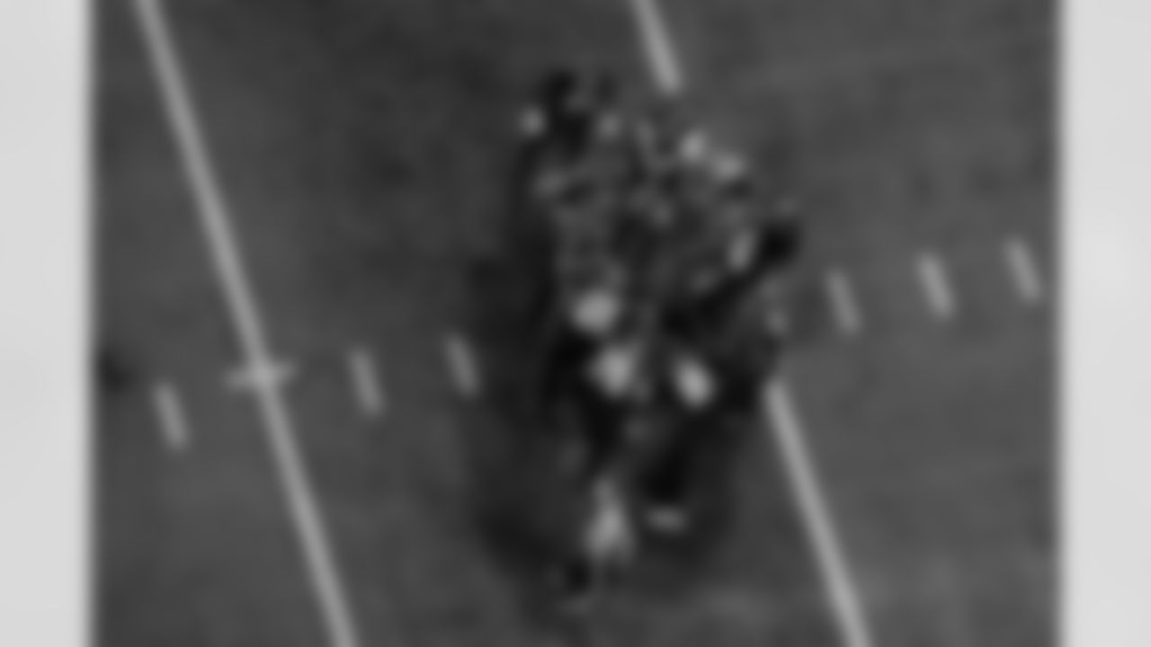 during the Week 14 Game against the Seattle Seahawks at Mercedes-Benz Stadium in Atlanta, Ga. on Sunday, December 7, 2025. (Photo by Ken Griffey Jr./Atlanta Falcons)