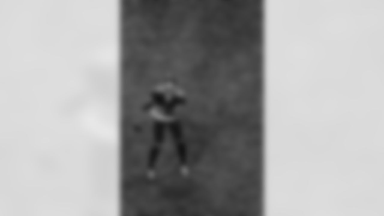 Atlanta Falcons wide receiver Devan Thompkins #83 catches the ball during the Week 14 Game against the Seattle Seahawks at Mercedes-Benz Stadium in Atlanta, Georgia on Sunday, December 7, 2025. (Photo by Jay Bendlin/Atlanta Falcons)