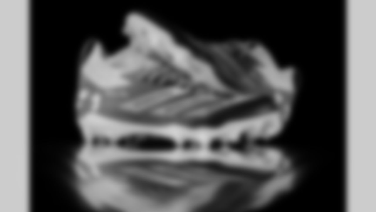 Photos of Atlanta Falcons edge rusher Jalon Walker #11's cleats for My Cause My Cleats at the Atlanta Falcons Training Facility in Flowery Branch, Ga. on Thursday, November 20, 2025. (Photo by Taylor McLaughlin/Atlanta Falcons)