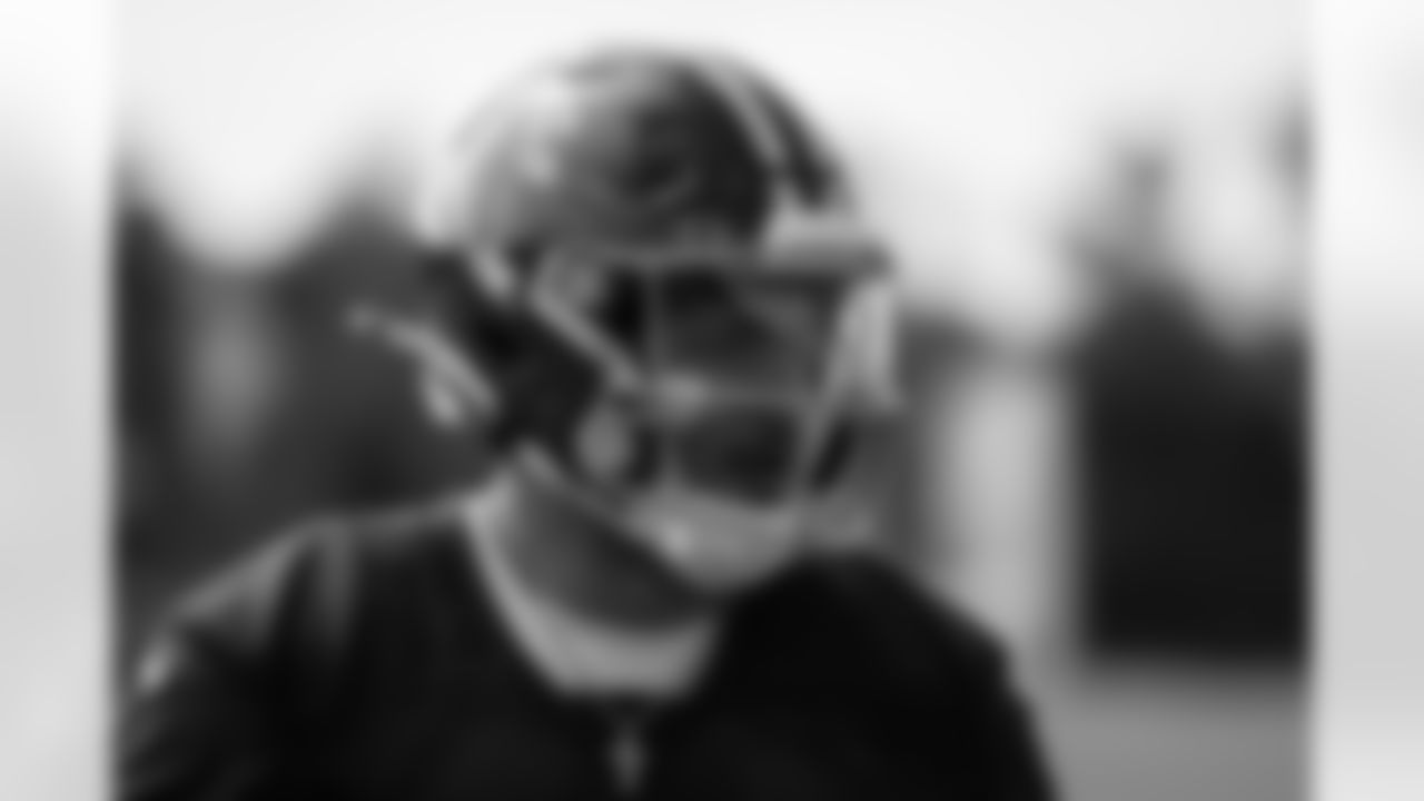 Atlanta Falcons running back Tyler Allgeier #25 during practice at Atlanta Falcons Training Facility in Flowery Branch, Georgia, on Thursday, October 9, 2025. (Photo by Jay Bendlin/Atlanta Falcons)
