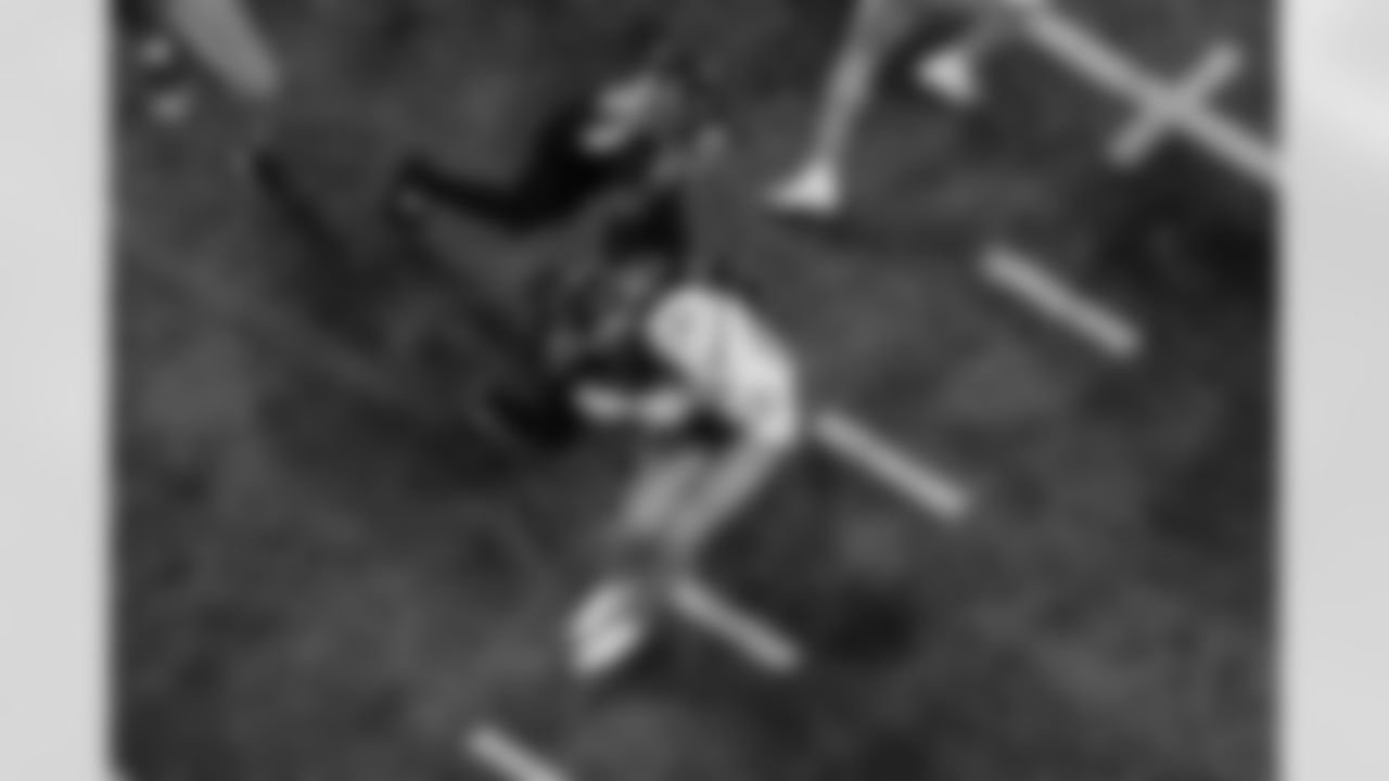 Atlanta Falcons cornerback Mike Hughes #21 makes a tackle during the first quarter of the Week 8 Game against the Miami Dolphins at Mercedes-Benz Stadium in Atlanta, Georgia on Sunday, October 26, 2025. (Photo by Mitch Martin/Atlanta Falcons)