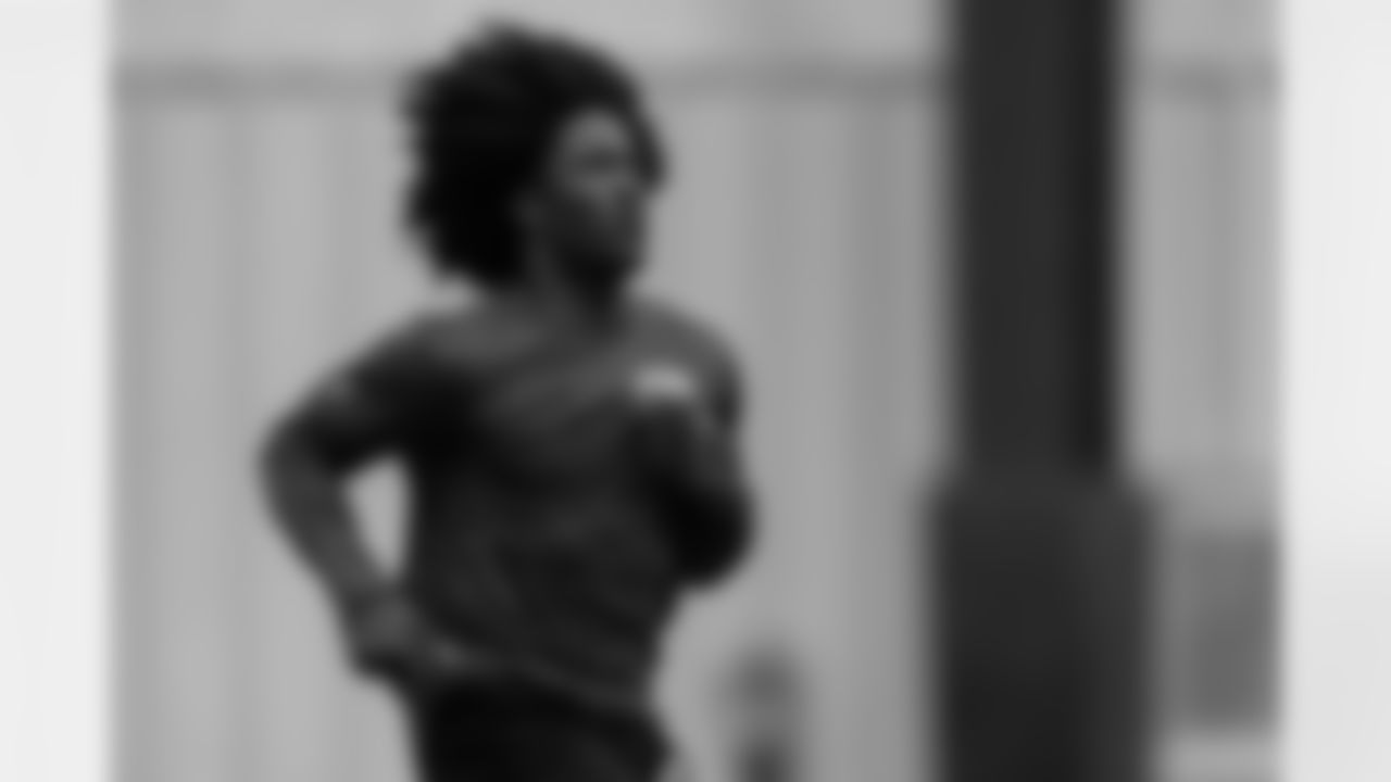 Atlanta Falcons wide receiver Ray-Ray McCloud III during phase 1 of OTAs at Atlanta Falcons Training Facility in Flowery Branch, Ga. on Thursday, April 11, 2024. (Photo by Jay Bendlin/Atlanta Falcons)