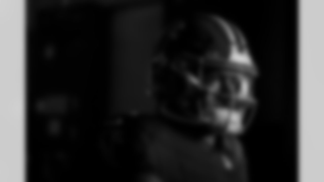 Atlanta Falcons quarterback Michael Penix Jr. #9 in the tunnel before the Week 16 Game against the New York Giants at Mercedes-Benz Stadium in Atlanta, Georgia on Sunday, December 22, 2024. (Photo by Shanna Lockwood/Atlanta Falcons)