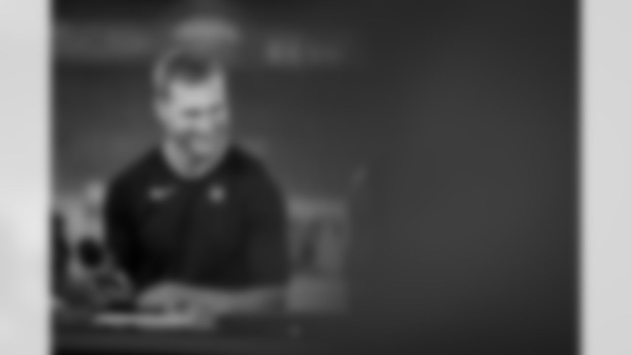 Atlanta Falcons quarterback Kirk Cousins #18 appears on TNF Nightcap during the Week 15 Game against the Tampa Bay Buccaneers at Raymond James Stadium in Tampa, Florida on Thursday, December 11, 2025. (Photo by Mitch Martin/Atlanta Falcons)