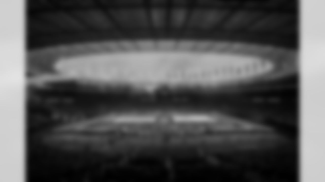 National Anthem before the Week 10 Game against the Indianapolis Colts at Olympic Stadium in Berlin, Germany on Sunday, November 9, 2025. (Photo by Brandon Magnus/Atlanta Falcons)