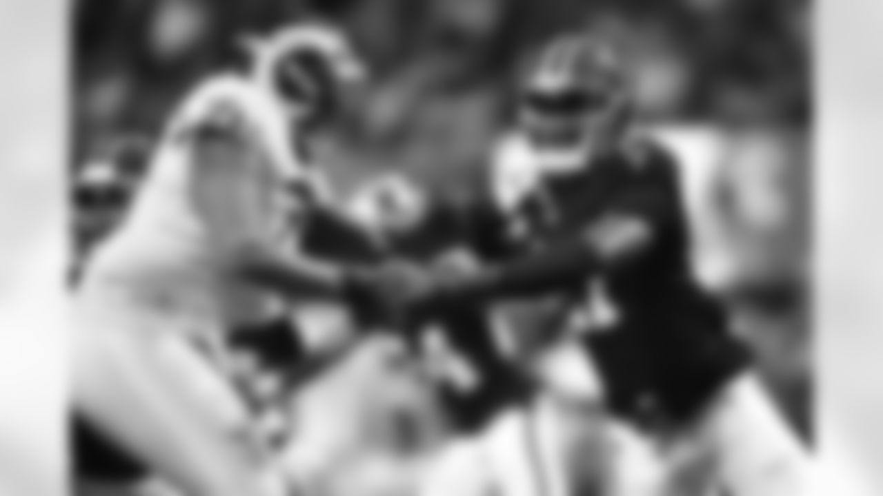 Atlanta Falcons edge rusher James Pearce Jr. #27 during the Week 17 Game against the Los Angeles Rams at Mercedes-Benz Stadium in Atlanta, Ga. on Monday, December 29, 2025. (Photo by AJ Reynolds/Atlanta Falcons)