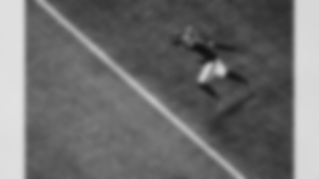 Atlanta Falcons safety Xavier Watts #31 intercepts the ball during the Week 17 Game against the Los Angeles Rams at Mercedes-Benz Stadium in Atlanta, Georgia on Monday, December 29, 2025. (Photo by Jay Bendlin/Atlanta Falcons)