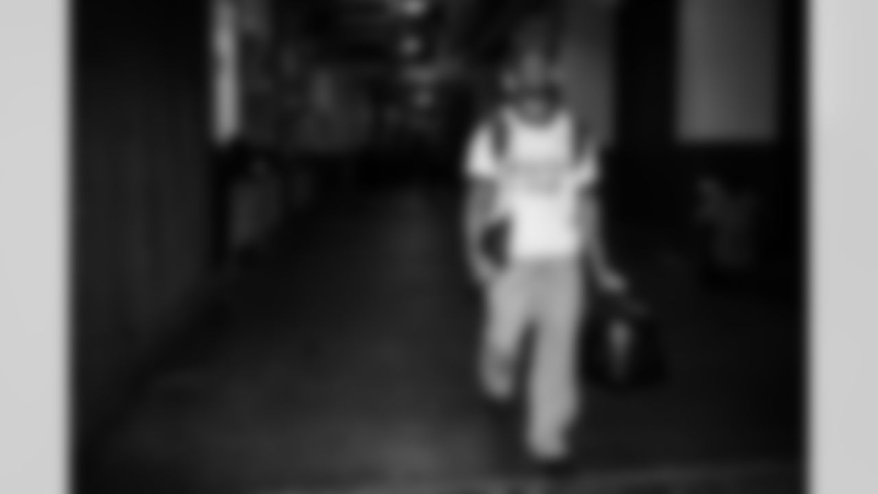 Atlanta Falcons running back Bijan Robinson #7 arrives before the Week 12 Game against the New Orleans Saints at Caesars Superdome in New Orleans, Louisiana on Sunday, November 23, 2025. (Photo by Jay Bendlin/Atlanta Falcons)