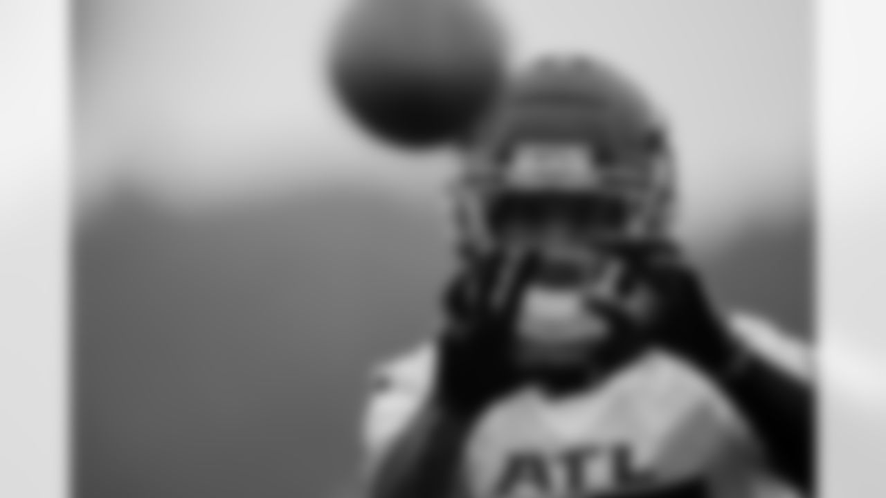 Atlanta Falcons cornerback Keith Taylor #39 during a Phase three practice at Atlanta Falcons Training Facility in Flowery Branch, Georgia, on Tuesday, May 27, 2025. (Photo by Jay Bendlin/Atlanta Falcons)
