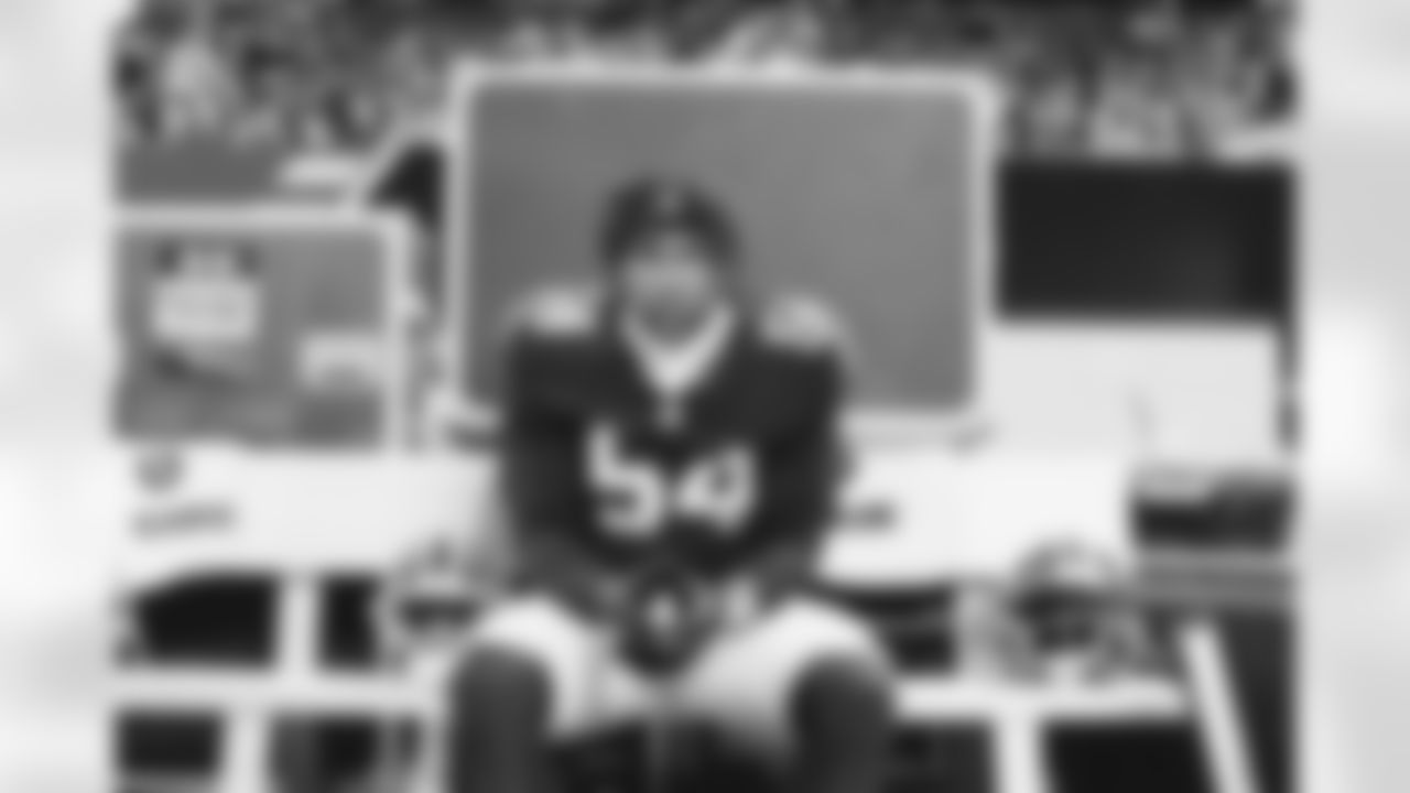 Atlanta Falcons defensive tackle Brandon Dorlus #54 during the Week 6 Game against the Buffalo Bills at Mercedes-Benz Stadium in Atlanta, Ga. on Monday, October 13, 2025. (Photo by Brandon Magnus/Atlanta Falcons)