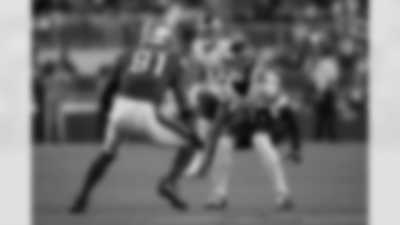 Atlanta Falcons cornerback A.J. Terrell #24 during the Week 7 Game against the San Francisco 49ers at Levi's Stadium in Santa Clara, California on Sunday, October 19, 2025. (Photo by Jay Bendlin/Atlanta Falcons)