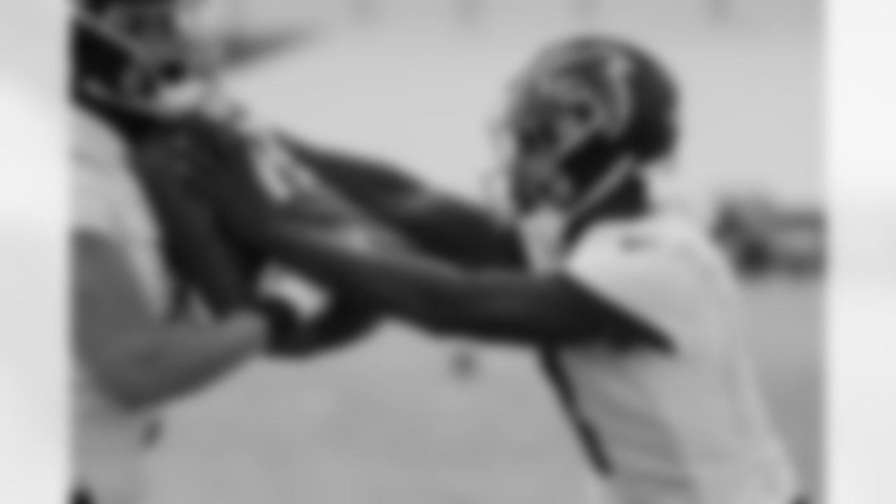 Atlanta Falcons tight end Kyle Pitts Sr. #8 during practice at Atlanta Falcons Training Facility in Flowery Branch, Georgia, on Wednesday, November 19, 2025. (Photo by Jay Bendlin/Atlanta Falcons)