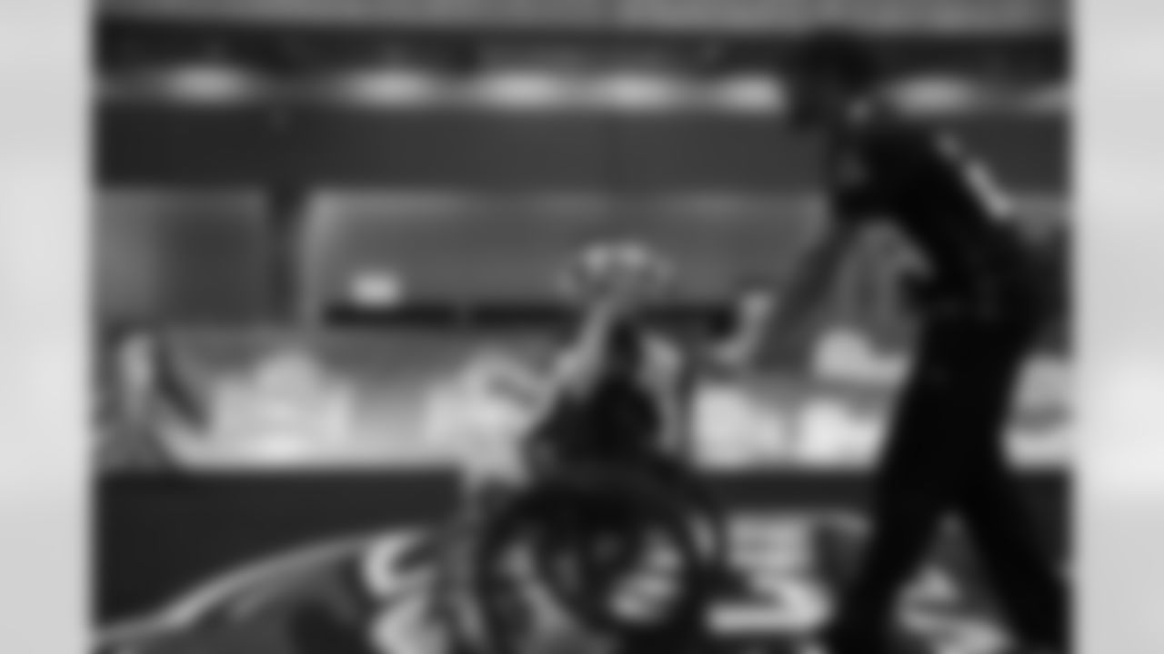 Scenes from Falcons 404 Day at the College Football Hall of Fame in Atlanta, Ga. on Saturday, March 29, 2025. (Abby Mangum/Atlanta Falcons)