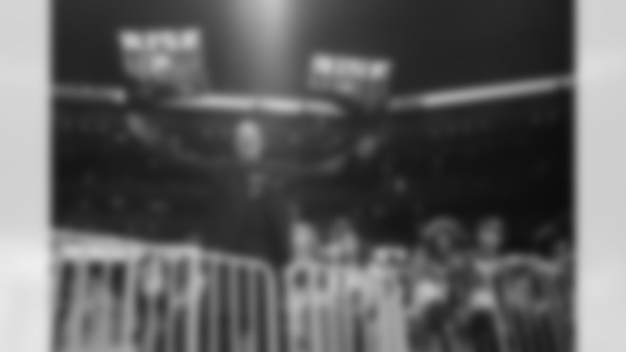 Fans during the Week 6 Game against the Buffalo Bills at Mercedes-Benz Stadium in Atlanta, Ga. on Monday, October 13, 2025. (Photo by Brandon Magnus/Atlanta Falcons)