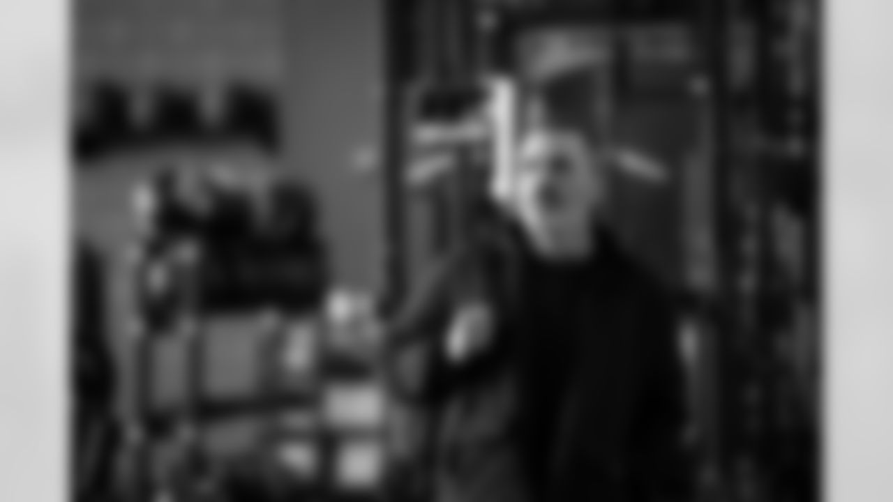 Atlanta Falcons head coach Kevin Stefanski arrives at the Atlanta Falcons Training Facility in Flowery Branch, Ga. on Monday, January 19, 2026. (Photo by Jay Bendlin/Atlanta Falcons)