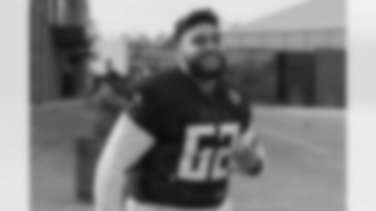 Atlanta Falcons defensive tackle Tommy Togiai #62 during practice at Atlanta Falcons Training Facility in Flowery Branch, Ga. on Wednesday, December 20, 2023. (Photo by Shanna Lockwood/Atlanta Falcons)