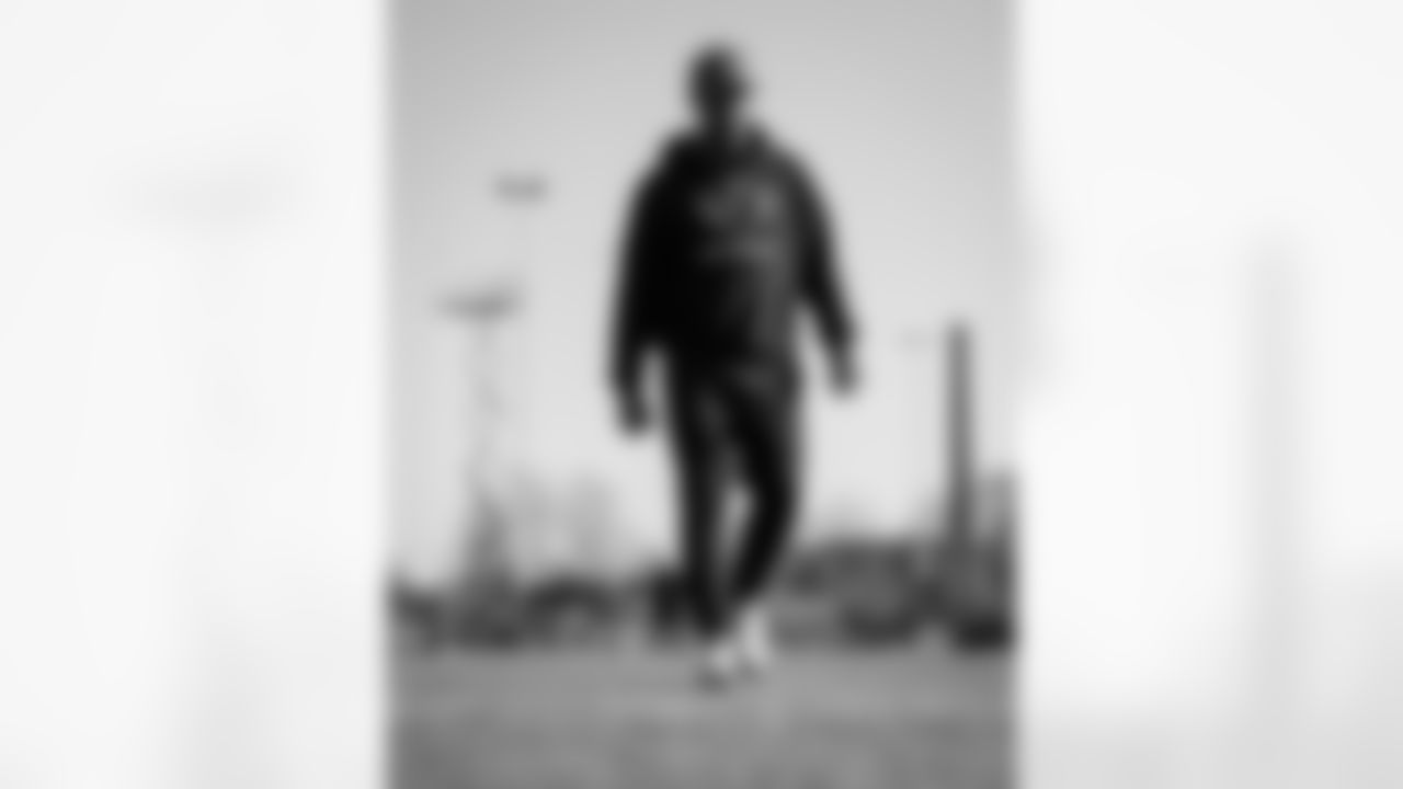 Atlanta Falcons head coach Raheem Morris during practice at the FC Union Berlin Training Facility in Berlin, Germany on Friday, November 7, 2025. (Photo by Brandon Magnus/Atlanta Falcons)