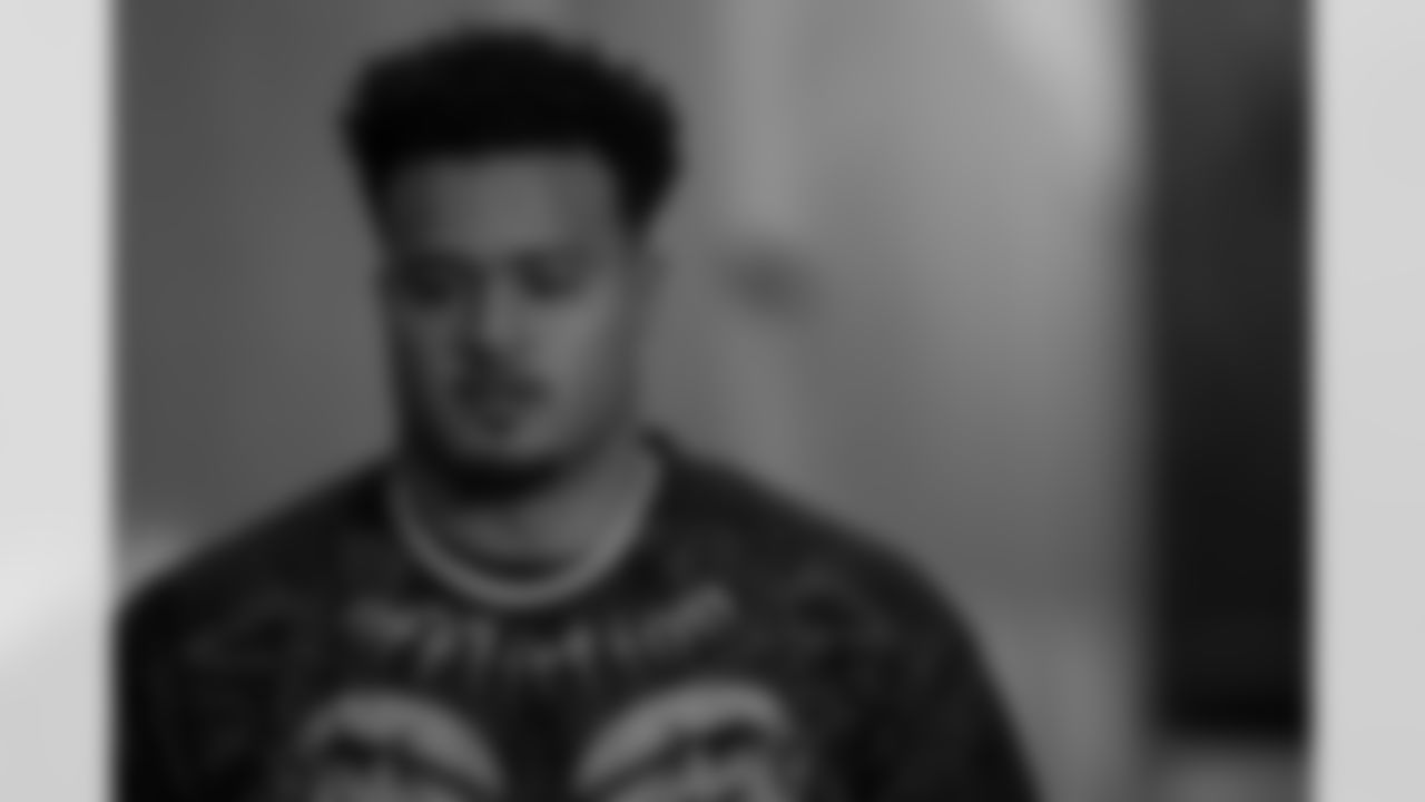 Atlanta Falcons running back Tyler Allgeier #25 arrives before the Week 17 Game against the Los Angeles Rams at Mercedes-Benz Stadium in Atlanta, Georgia on Monday, December 29, 2025. (Photo by Jay Bendlin/Atlanta Falcons)