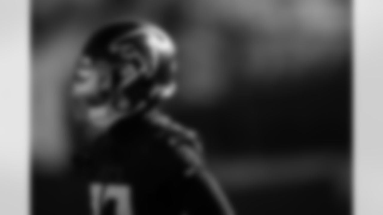 Atlanta Falcons defensive back Billy Bowman Jr. #33 during practice at Atlanta Falcons Training Facility in Flowery Branch, Georgia, on Wednesday, November 5, 2025. (Photo by Jay Bendlin/Atlanta Falcons)