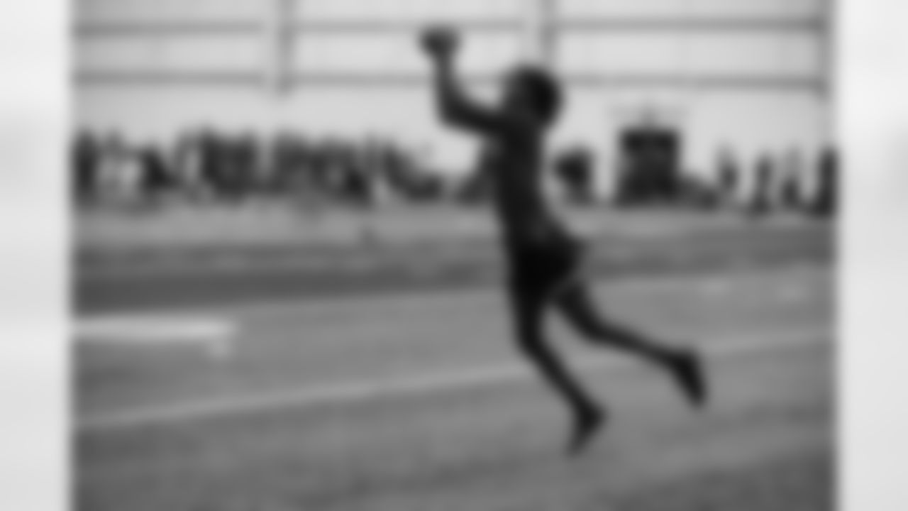 Scenes from the Atlanta Falcons Girls Flag Clinic at the Atlanta Falcons Training Facility in Flowery Branch, Ga. on Tuesday, February 17, 2026. (Photo by Kathryn Skeean/Atlanta Falcons)