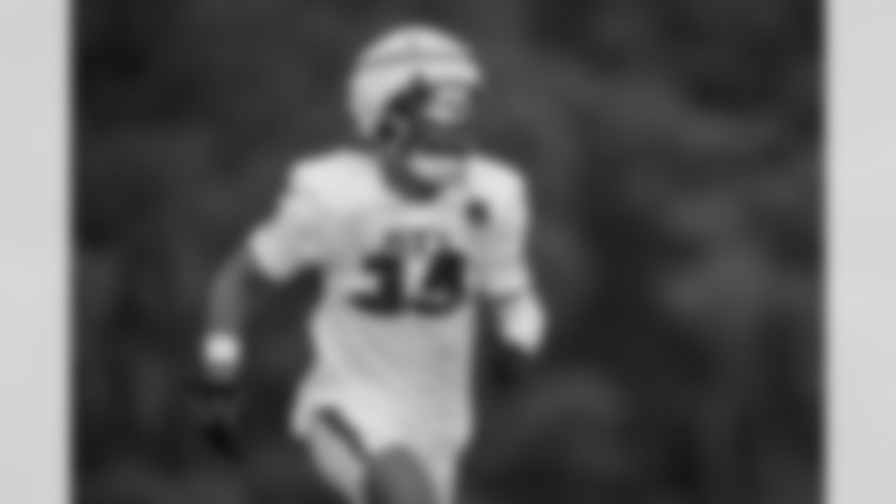 Atlanta Falcons wide receiver Jamal Agnew #14 during practice at Atlanta Falcons Training Facility in Flowery Branch, Georgia, on Thursday, November 20, 2025. (Photo by Jay Bendlin/Atlanta Falcons)