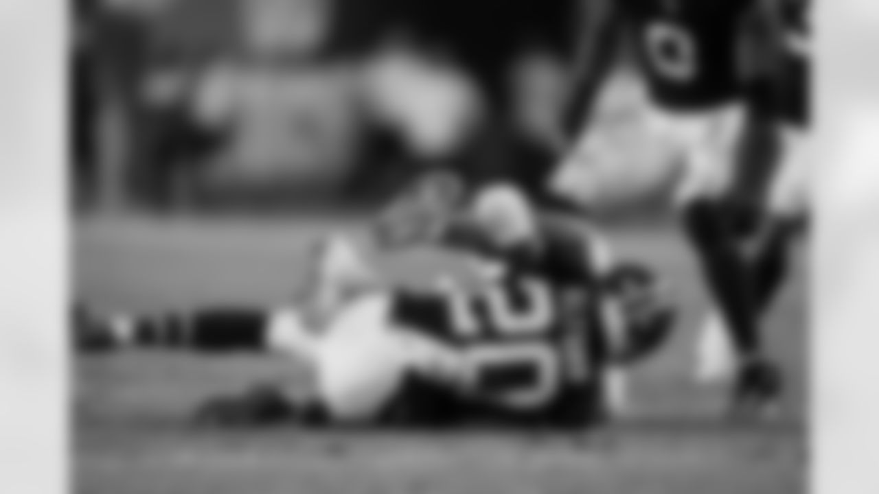 Atlanta Falcons cornerback Dee Alford #20 makes a tackle during the Week 15 Game against the Tampa Bay Buccaneers at Raymond James Stadium in Tampa, Florida on Thursday, December 11, 2025. (Photo by Taylor McLaughlin/Atlanta Falcons)