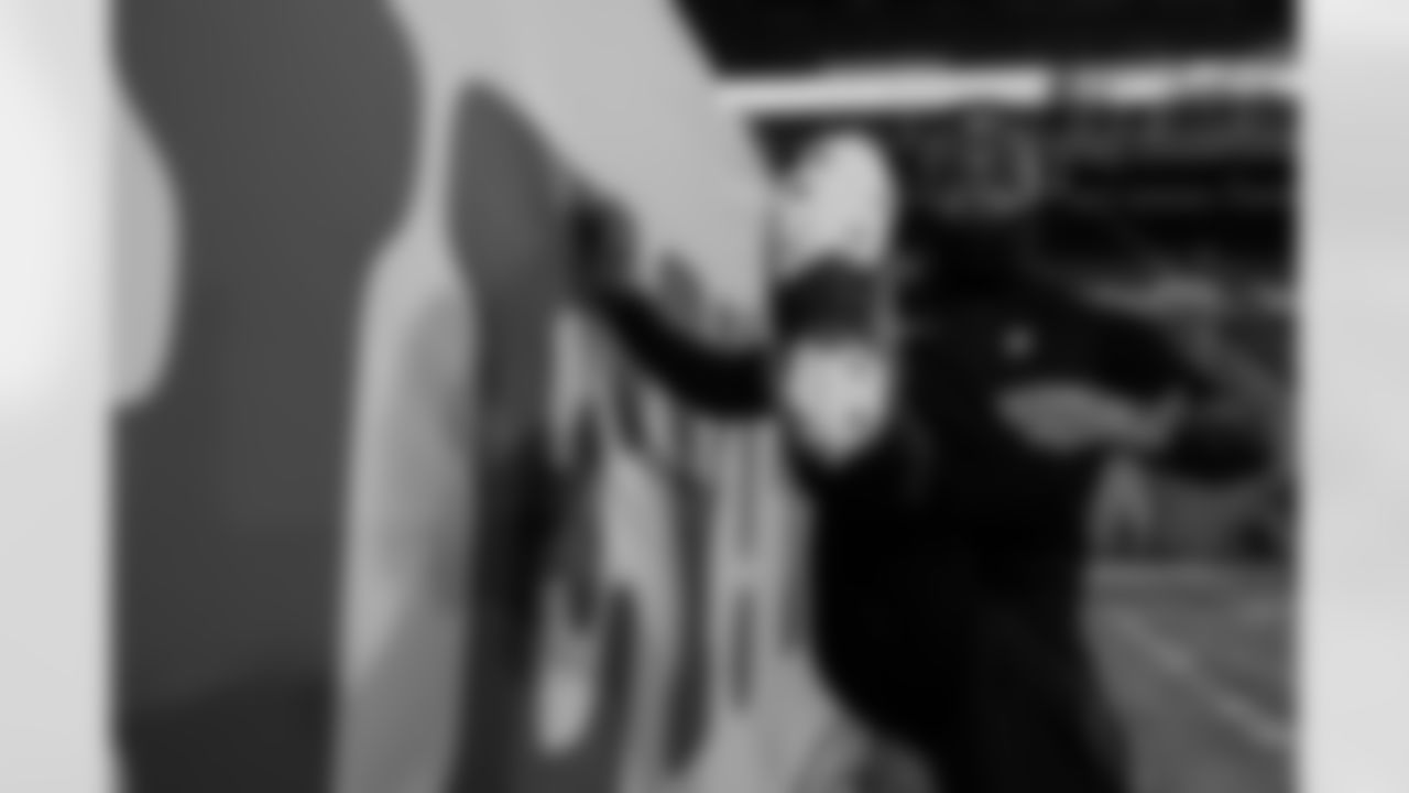 Atlanta Falcons wide receiver Ray-Ray McCloud III #34 warms up during the Week 15 Game against the Tampa Bay Buccaneers at Raymond James Stadium in Tampa, Florida on Thursday, December 11, 2025. (Photo by Taylor McLaughlin/Atlanta Falcons)