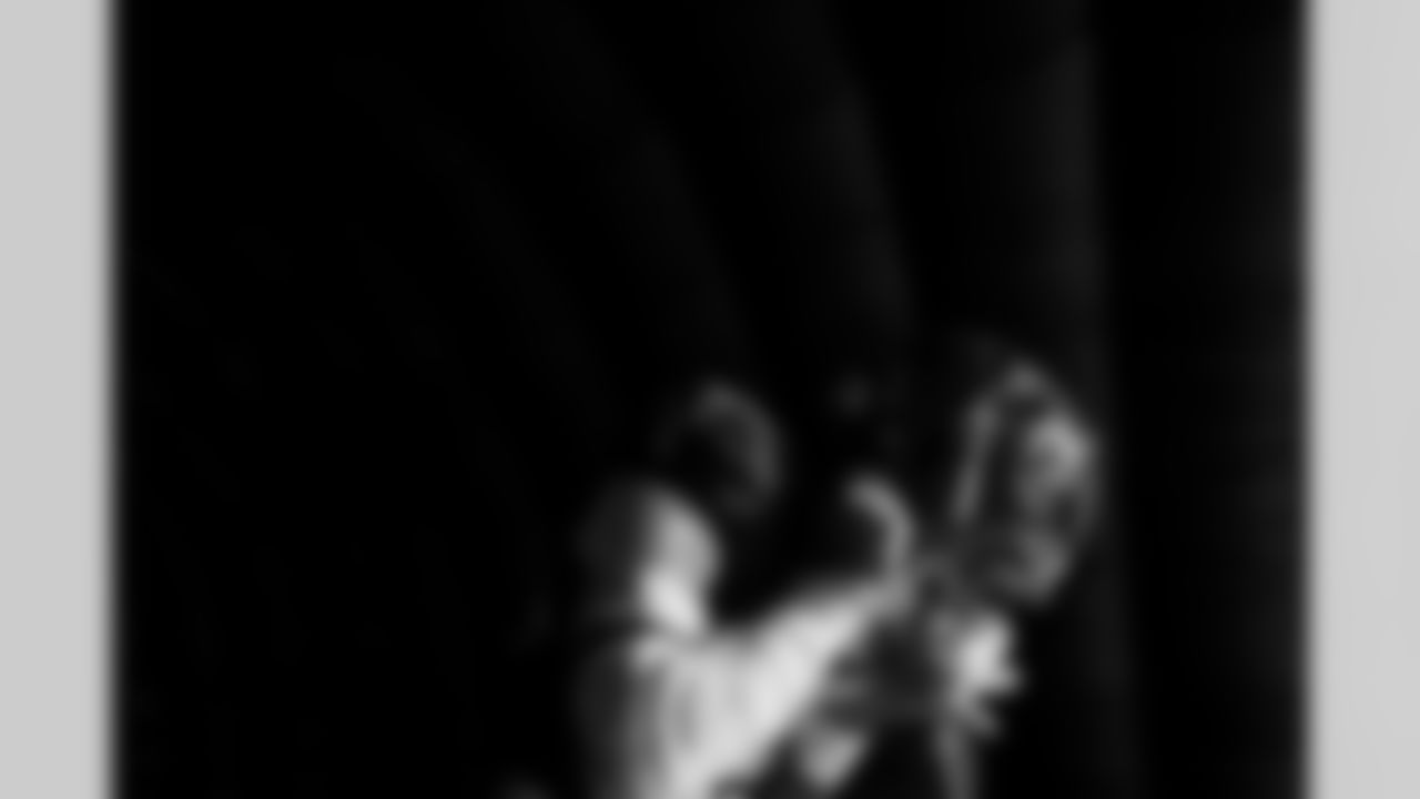 Atlanta Falcons cornerback Natrone Brooks #35 in the tunnel before the Week 17 Game against the Los Angeles Rams at Mercedes-Benz Stadium in Atlanta, Georgia on Monday, December 29, 2025. (Photo by AJ Reynolds/Atlanta Falcons)