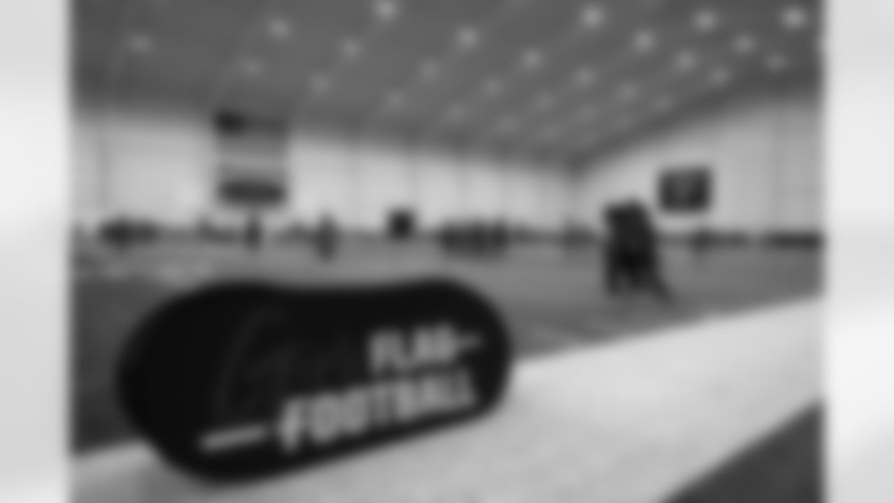 Scenes from the Atlanta Falcons Girls Flag Clinic at the Atlanta Falcons Training Facility in Flowery Branch, Ga. on Tuesday, February 17, 2026. (Photo by Kathryn Skeean/Atlanta Falcons)