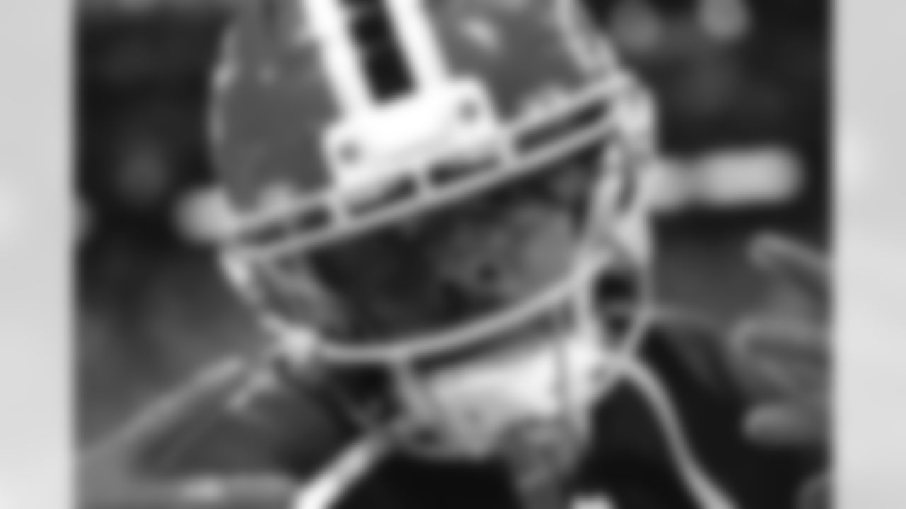 during the Week 6 win against the Buffalo Bills at Mercedes-Benz Stadium in Atlanta, Ga. on Monday, October 13, 2025. (Photo by Brandon Magnus/Atlanta Falcons)