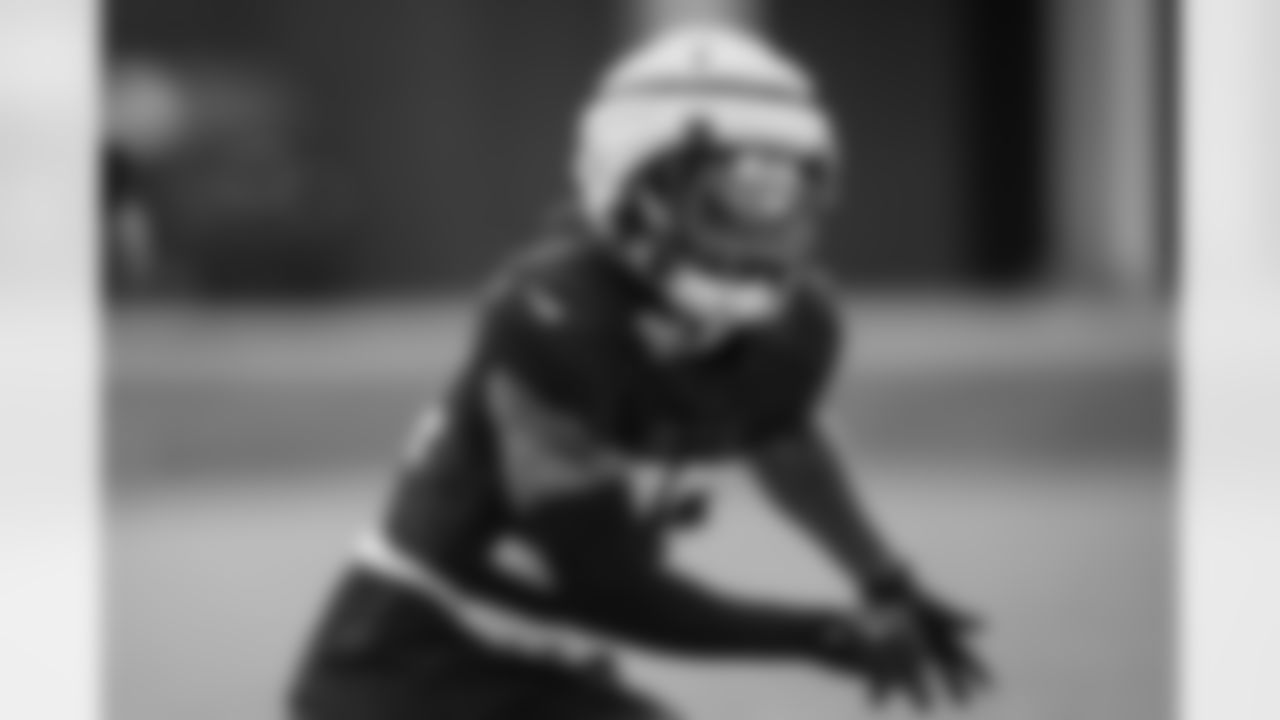 Atlanta Falcons defensive back Billy Bowman Jr. #33 during practice at Atlanta Falcons Training Facility in Flowery Branch, Georgia, on Thursday, November 20, 2025. (Photo by Jay Bendlin/Atlanta Falcons)