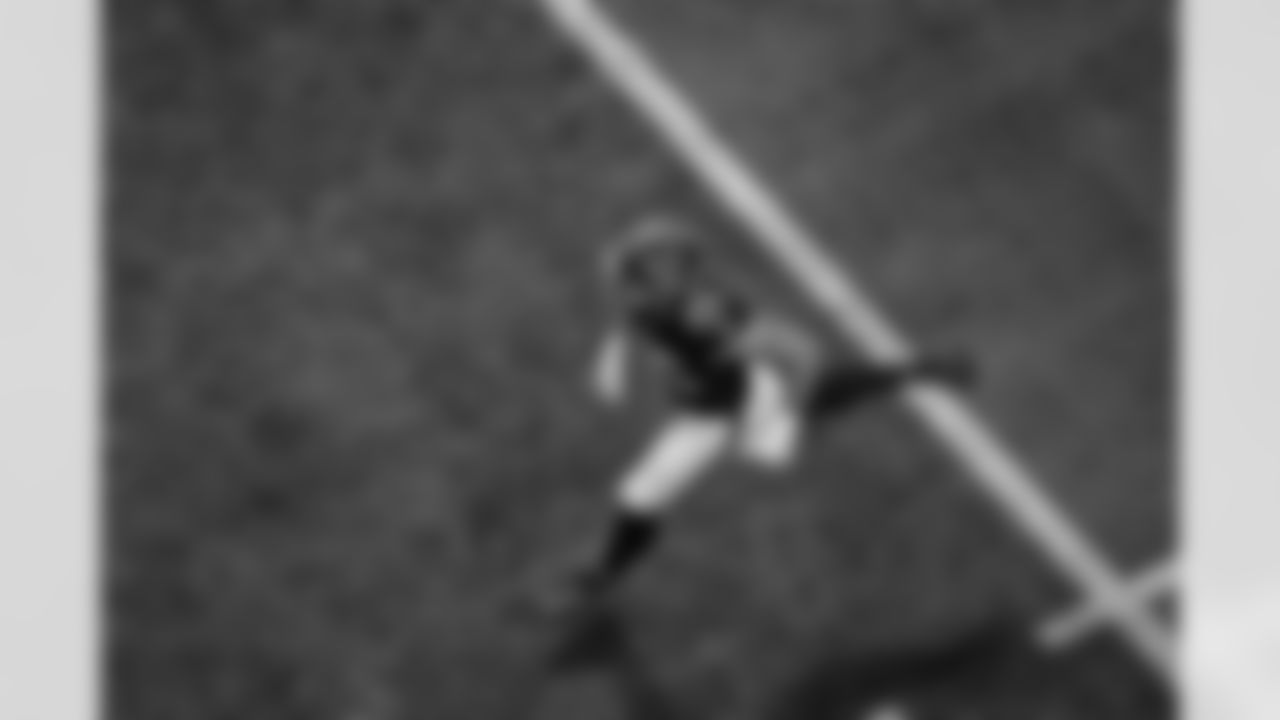 Atlanta Falcons tight end Teagan Quitoriano #85 during the Week 17 Game against the Los Angeles Rams at Mercedes-Benz Stadium in Atlanta, Georgia on Monday, December 29, 2025. (Photo by Jay Bendlin/Atlanta Falcons)