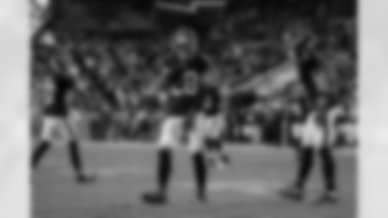 Atlanta Falcons cornerback Mike Ford Jr. #28 reacts during the Week 15 Game against the Tampa Bay Buccaneers at Raymond James Stadium in Tampa, Florida on Thursday, December 11, 2025. (Photo by Taylor McLaughlin/Atlanta Falcons)