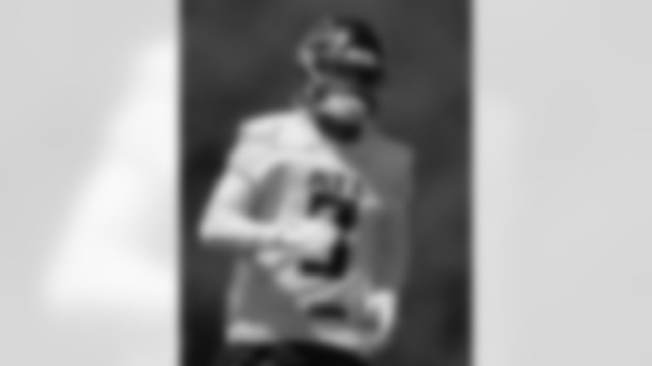 Atlanta Falcons safety Jessie Bates III #3 during practice at Atlanta Falcons Training Facility in Flowery Branch, Georgia, on Wednesday, September 4, 2024. (Photo by Jay Bendlin/Atlanta Falcons)