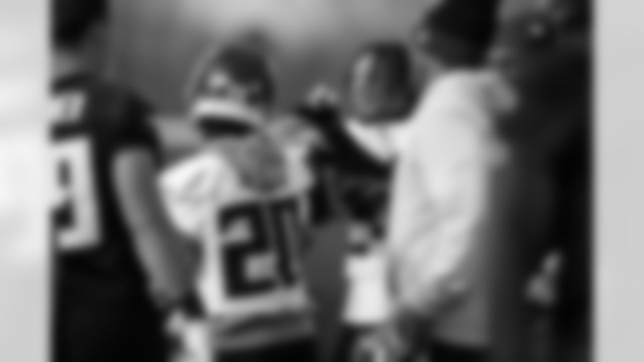 Atlanta Falcons cornerback A.J. Terrell Jr. #24 during practice at Atlanta Falcons Training Facility in Flowery Branch, Georgia, on Wednesday, December 17, 2025. (Photo by Jay Bendlin/Atlanta Falcons)