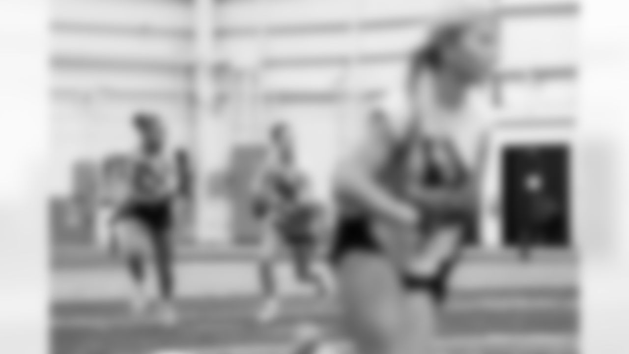 Scenes from the GACA Girls Flag Football All-Star Game at the Atlanta Falcons Training Facility in Flowery Branch, Ga. on Saturday, February 21, 2026. (Photo by Steven Burroughs/Atlanta Falcons)