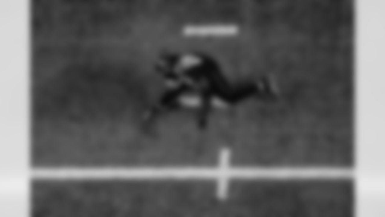 Atlanta Falcons outside linebacker Divine Deablo #0 during the Week 14 Game against the Seattle Seahawks at Mercedes-Benz Stadium in Atlanta, Georgia on Sunday, December 7, 2025. (Photo by Jay Bendlin/Atlanta Falcons)