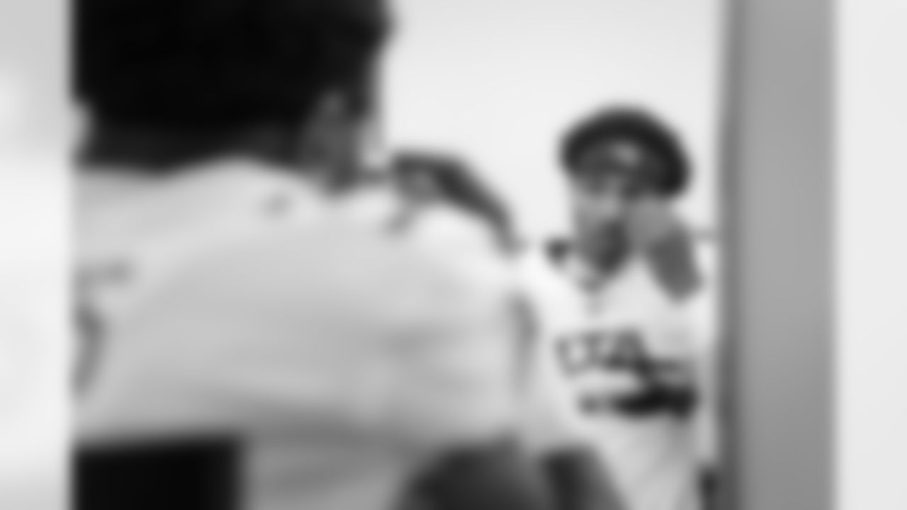 Atlanta Falcons cornerback Natrone Brooks #35 before the Week 12 Game against the New Orleans Saints at Caesars Superdome in New Orleans, Louisiana on Sunday, November 23, 2025. (Photo by Jay Bendlin/Atlanta Falcons)