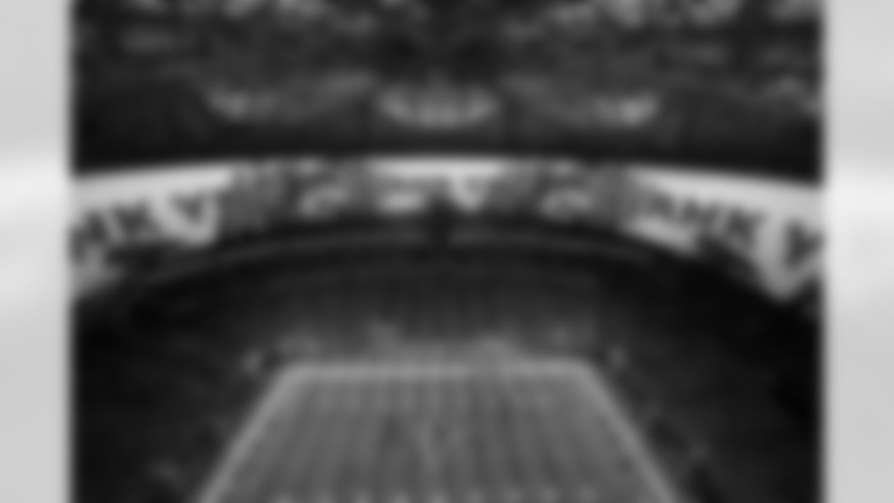 Thank You Fans graphic from the roof during the Week 18 Game against the New Orleans Saints at Mercedes-Benz Stadium in Atlanta, Georgia on Sunday, January 4, 2026. (Photo by Taylor McLaughlin/Atlanta Falcons)