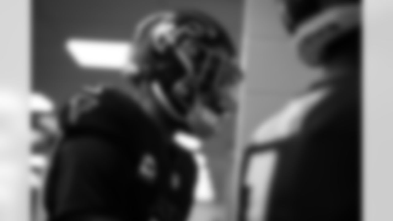 Atlanta Falcons safety Jessie Bates III #3 prior to the Week 16 Game against the Arizona Cardinals at State Farm Stadium in Glendale, Arizona on Sunday, December 21, 2025. (Photo by Jay Bendlin/Atlanta Falcons)