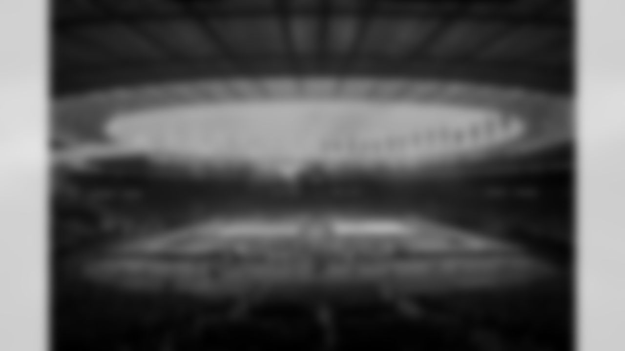 National Anthem before the Week 10 Game against the Indianapolis Colts at Olympic Stadium in Berlin, Germany on Sunday, November 9, 2025. (Photo by Brandon Magnus/Atlanta Falcons)