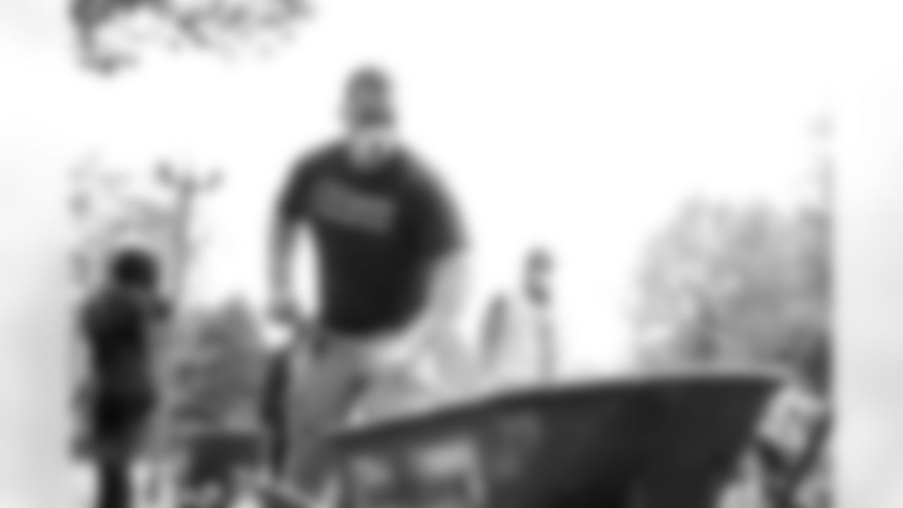 Scenes from the KABOOM! Playground Build at Randolph Medlock Park in Stone Mountain, Ga. on Tuesday, October 28, 2025. (Photo by Steven Burroughs/Atlanta Falcons)