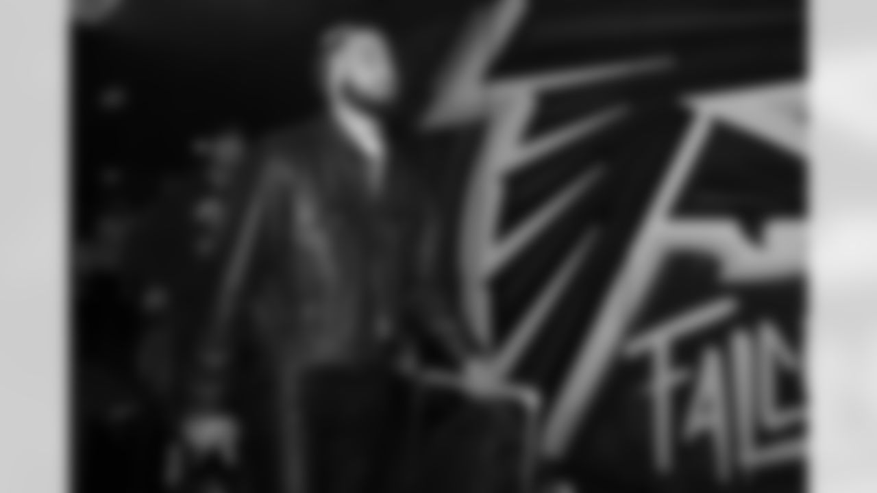 Atlanta Falcons safety Jessie Bates III #3 arrives prior to the Week 10 Game against the Indianapolis Colts at Olympic Stadium in Berlin, Germany on Sunday, November 9, 2025. (Photo by Taylor McLaughlin/Atlanta Falcons)