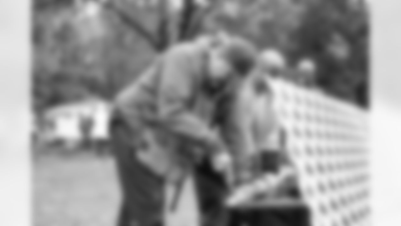 Scenes from the KABOOM! Playground Build at Randolph Medlock Park in Stone Mountain, Ga. on Tuesday, October 28, 2025. (Photo by Steven Burroughs/Atlanta Falcons)