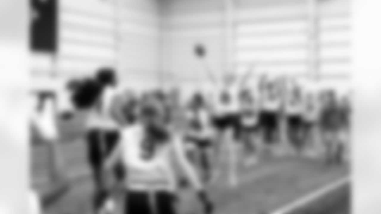 Scenes from the GACA Girls Flag Football All-Star Game at the Atlanta Falcons Training Facility in Flowery Branch, Ga. on Saturday, February 21, 2026. (Photo by Steven Burroughs/Atlanta Falcons)