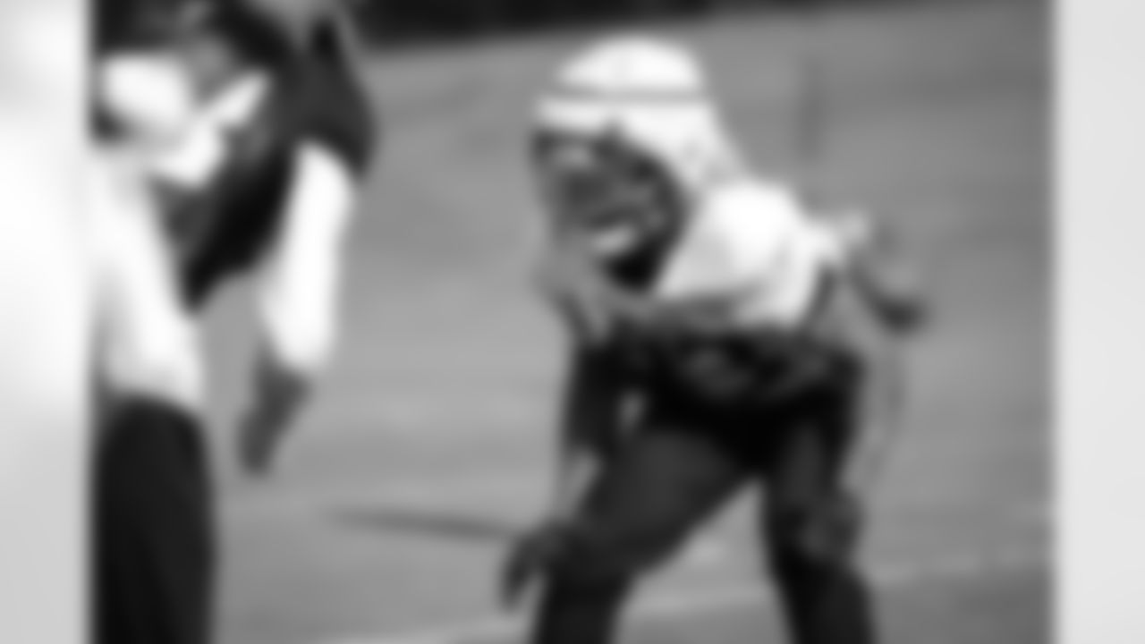 Atlanta Falcons defensive back Billy Bowman Jr. #33 during practice at Atlanta Falcons Training Facility in Flowery Branch, Georgia, on Thursday, November 13, 2025. (Photo by Taylor McLaughlin/Atlanta Falcons)