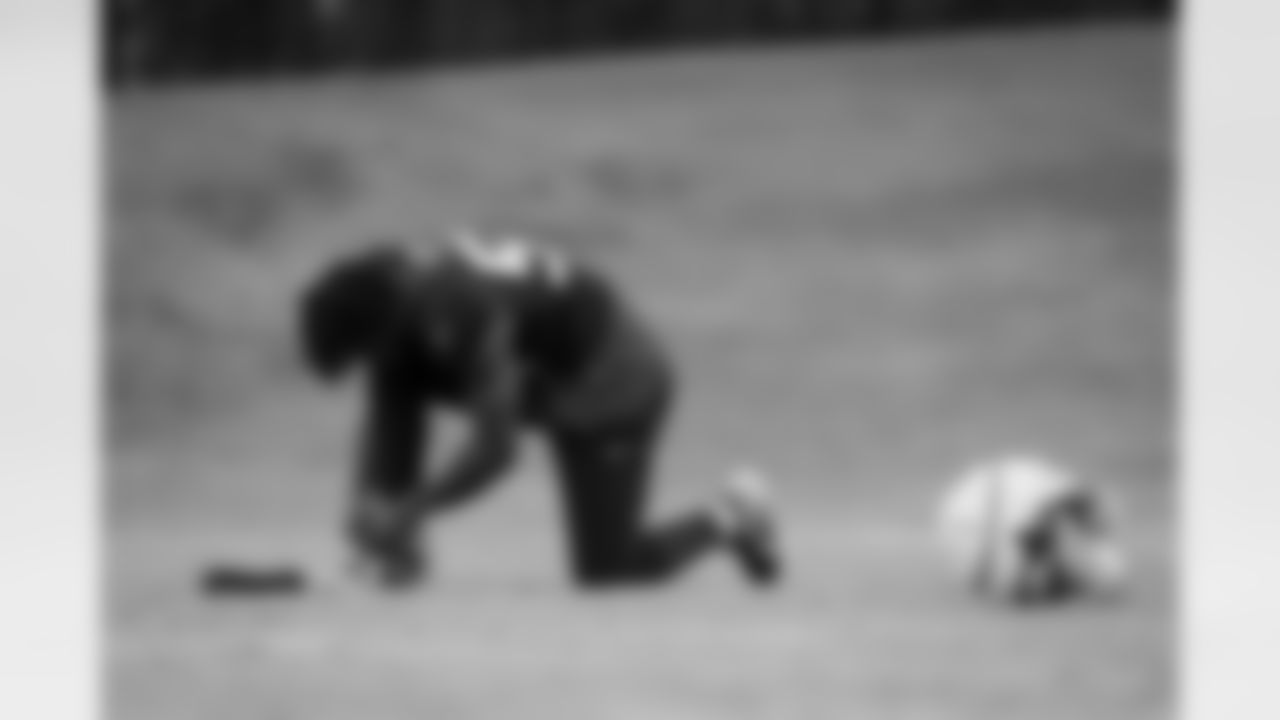 Atlanta Falcons edge rusher Leonard Floyd #56 during practice at Atlanta Falcons Training Facility in Flowery Branch, Georgia, on Thursday, November 20, 2025. (Photo by Jay Bendlin/Atlanta Falcons)