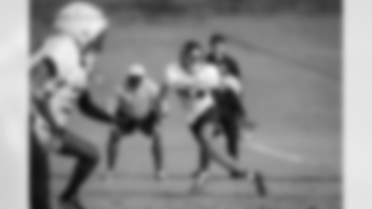 Atlanta Falcons wide receiver Darnell Mooney #1 during practice at Atlanta Falcons Training Facility in Flowery Branch, Georgia, on Thursday, November 13, 2025. (Photo by Taylor McLaughlin/Atlanta Falcons)