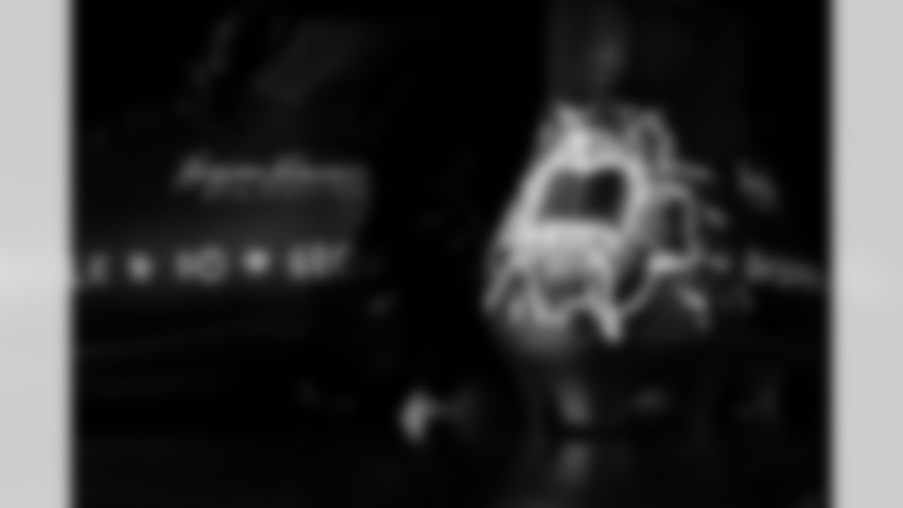 Photos of Atlanta Falcons running back Bijan Robinson #7's cleats for My Cause My Cleats at the Atlanta Falcons Training Facility in Flowery Branch, Ga. on Tuesday, November 18, 2025. (Photo by Taylor McLaughlin/Atlanta Falcons)