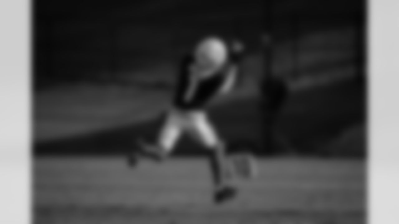 Atlanta Falcons wide receiver Darnell Mooney #1 during practice at Atlanta Falcons Training Facility in Flowery Branch, Georgia, on Thursday, November 13, 2025. (Photo by Taylor McLaughlin/Atlanta Falcons)